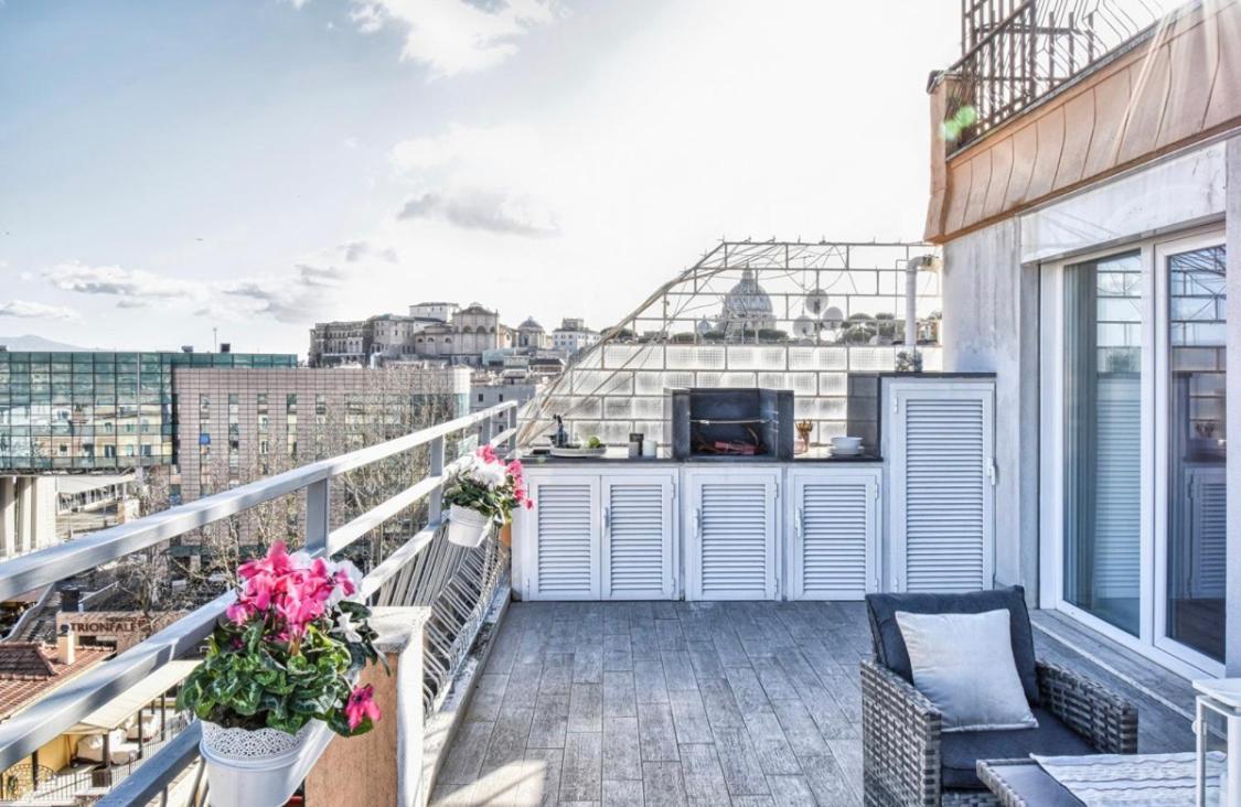 Apartmán St. Peter Penthouse Řím Exteriér fotografie